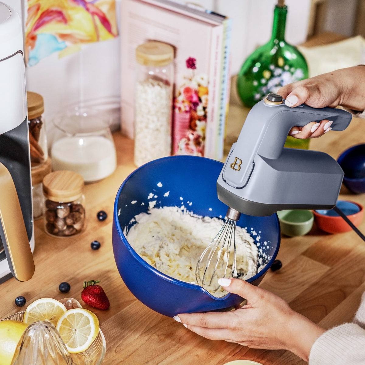 6 Speed Hand Mixer with Storage Case – Beautiful™
