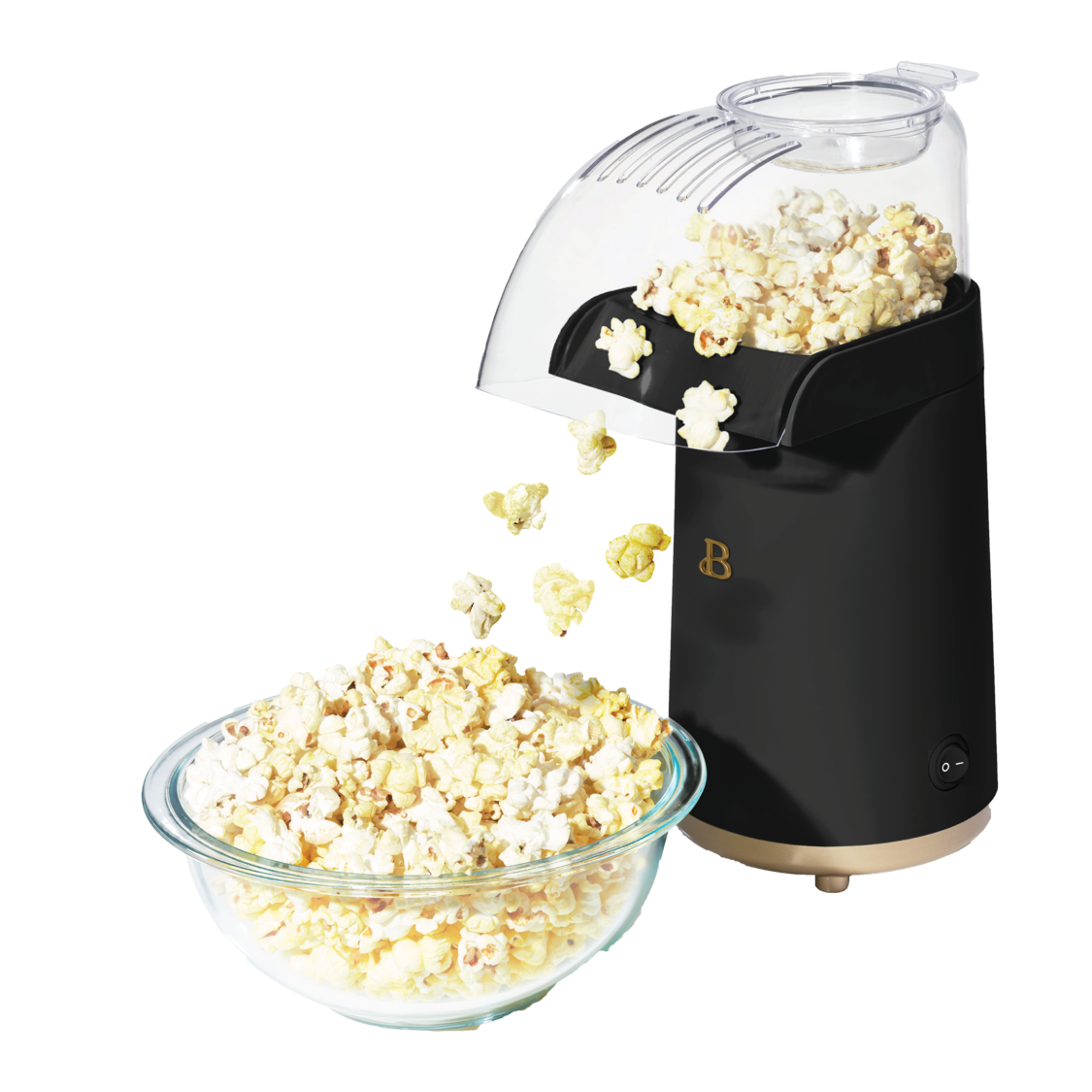 Popcorn Maker Healthy Electric Hot Air Popper Machine 1200 W Red/Black