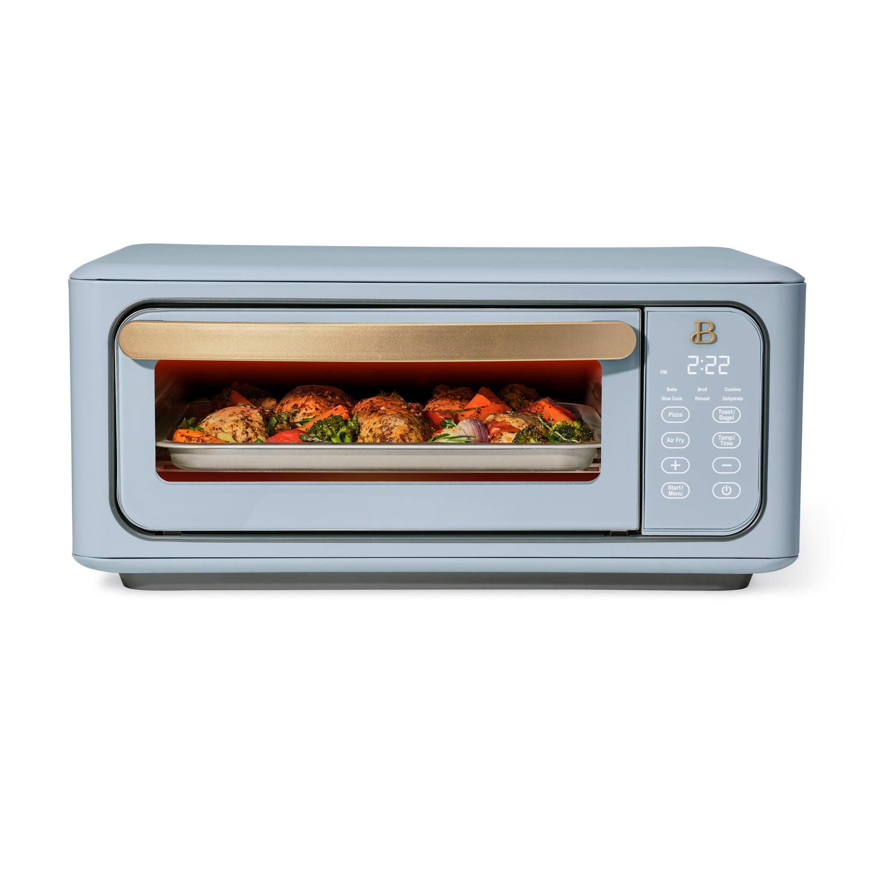 Beautiful 19329 Infrared Air Fry Toaster Oven, 9-Slice, 1800 W, Black Sesame