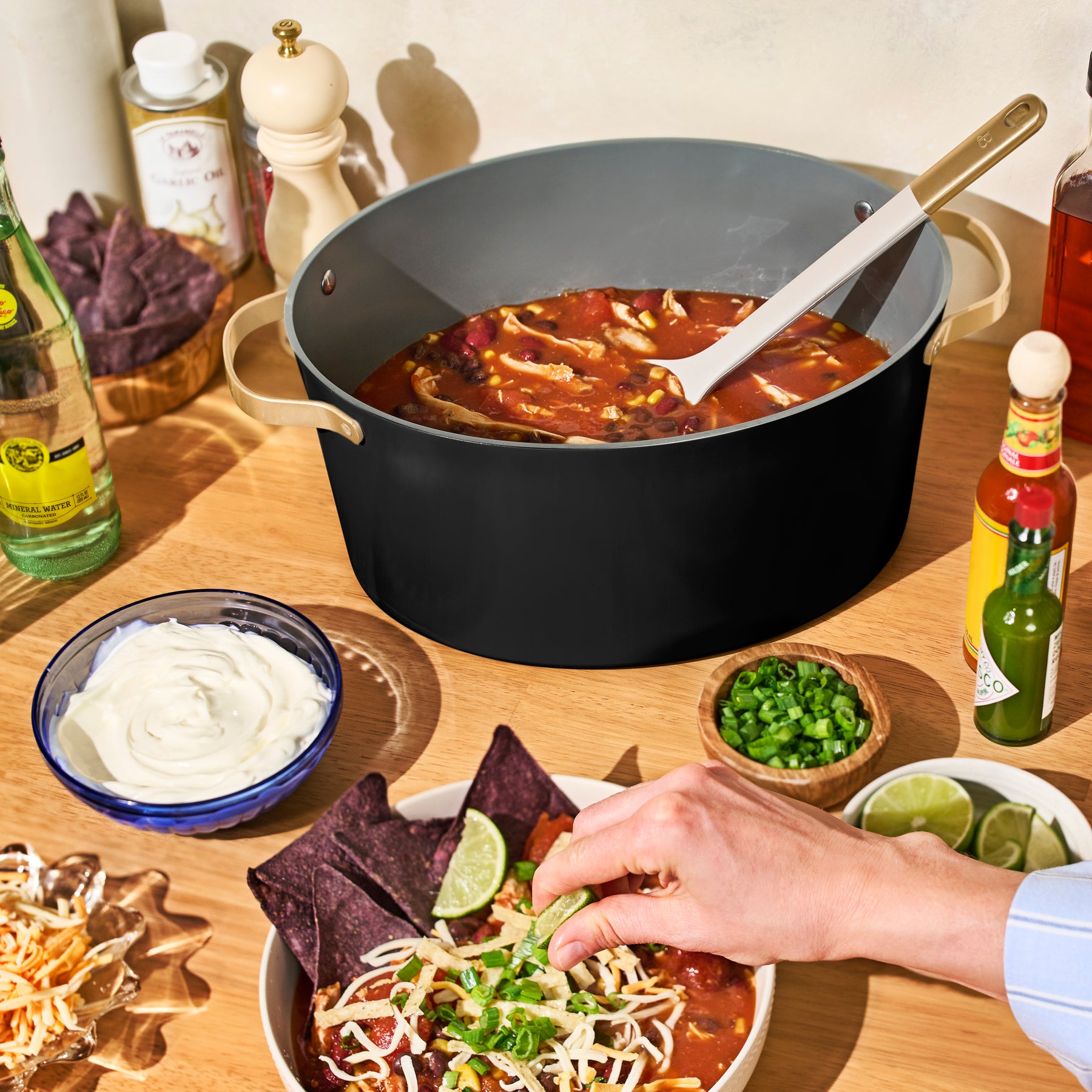 Beautiful 8.0 QT 10-in-1 Prog Multi-cooker w/ Bamboo Steamer