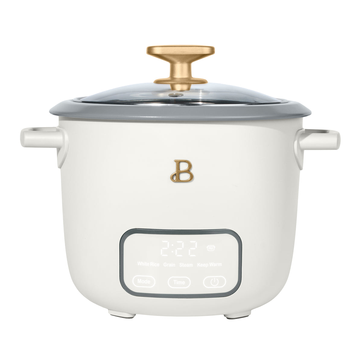 6-Cup Digital Rice Cooker with Glass Lid – Beautiful™