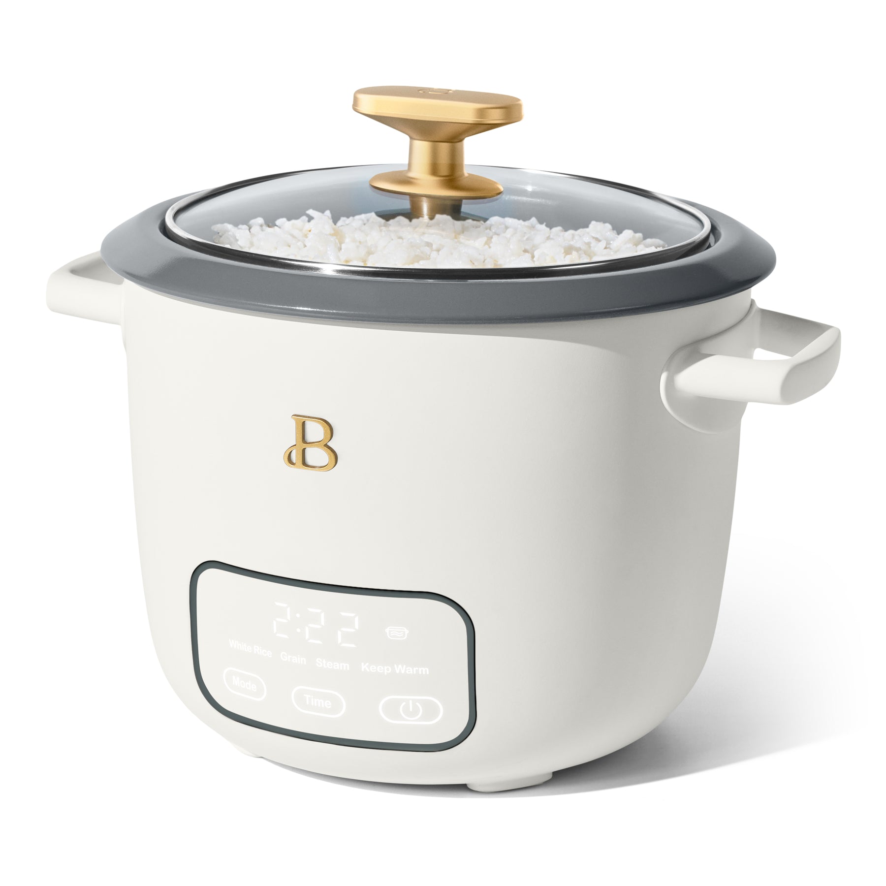 6-Cup Digital Rice Cooker with Glass Lid – Beautiful™