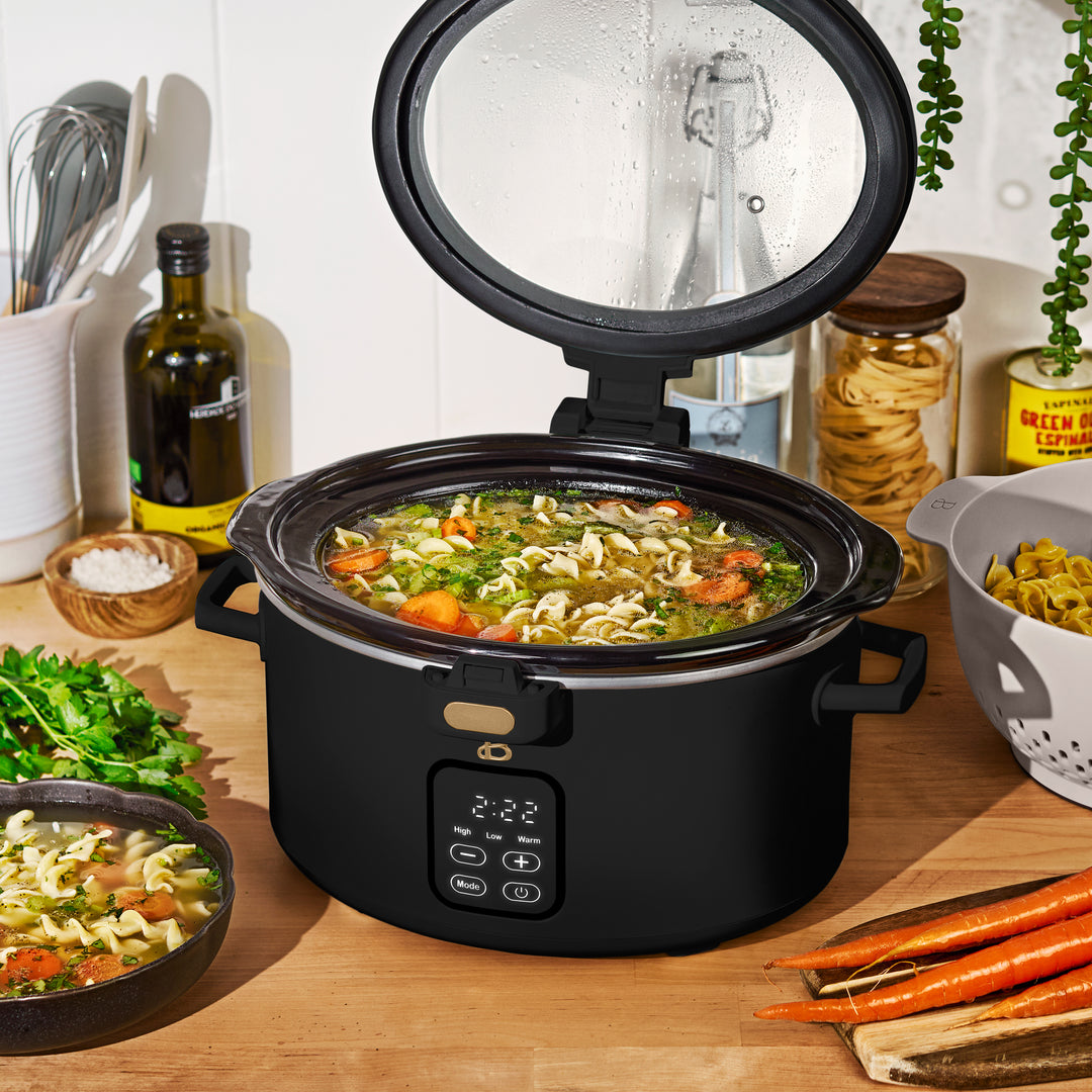 Slow Cooker 6 Quart Toastmaster 4-Quart Digital Slow Cooker - Locking ...