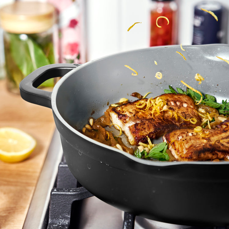 Beatiful Pan Beautiful™ 4qt Ceramic Non-stick Hero Pan™, 3pc Set