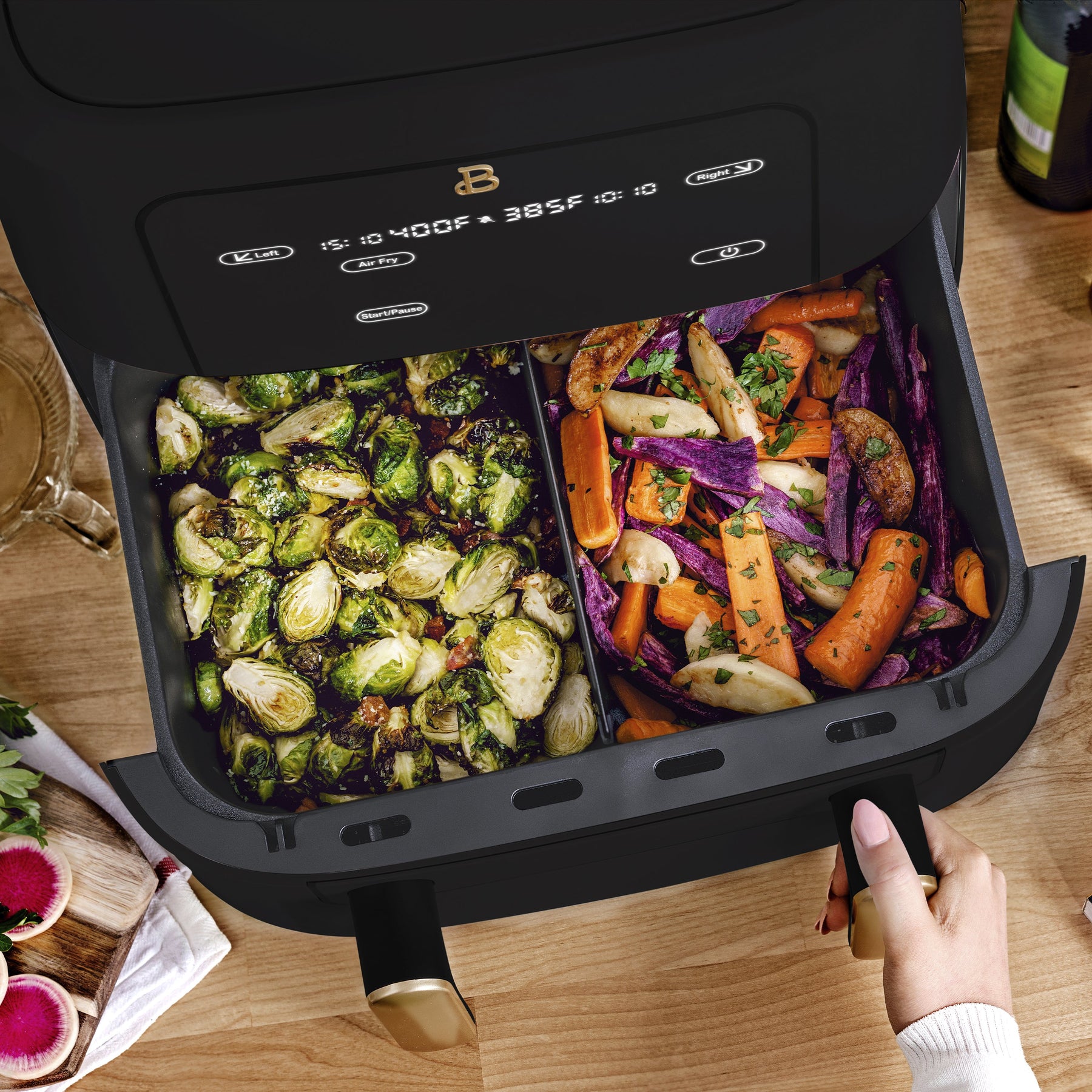 Cruxgg 6-in-1 9qt Air Fryer With Trizone Technology 9QT TriZone™ Air Fryer – Beautiful™