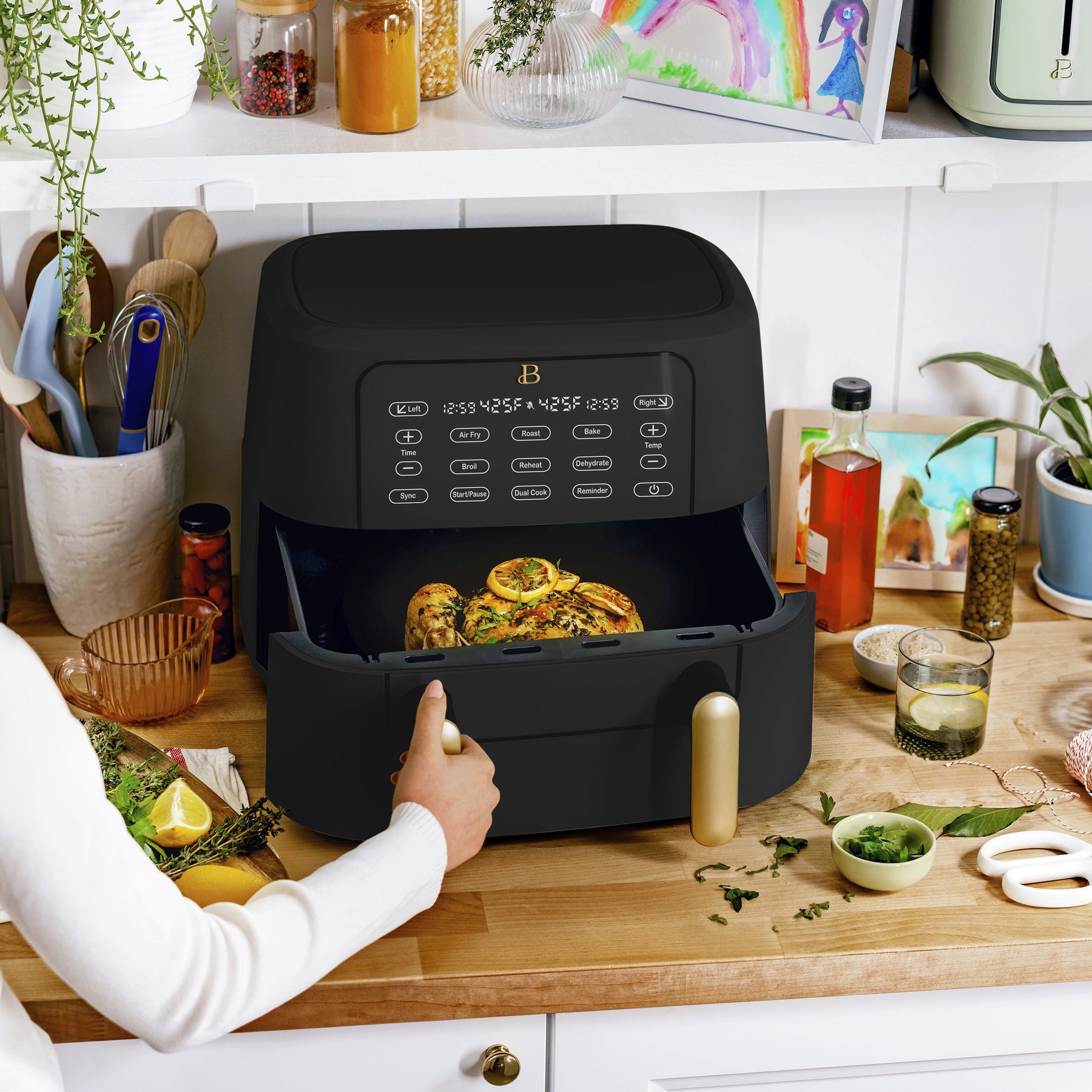 Cruxgg 6-in-1 9qt Air Fryer With Trizone Technology 9QT TriZone™ Air Fryer – Beautiful™