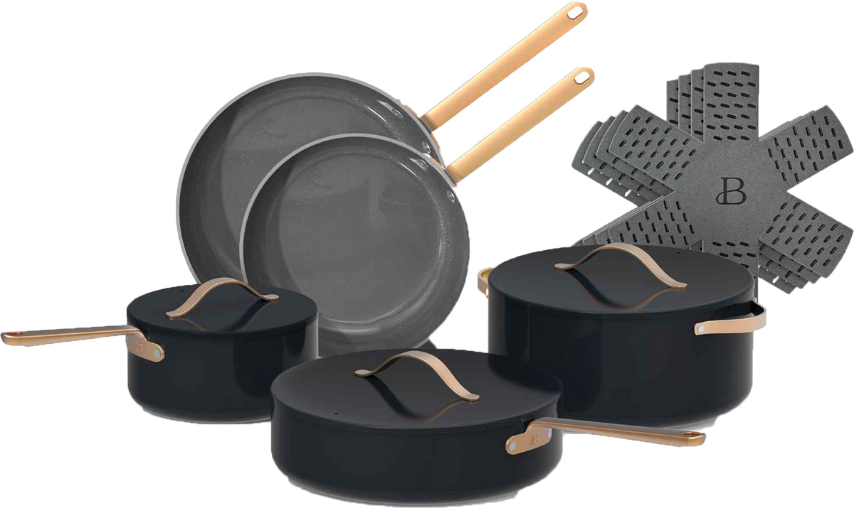 12pc Ceramic Non-Stick Cookware Set – Beautiful™