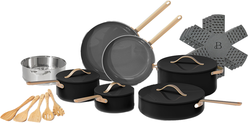 Beautiful 20Pc Ceramic Set by Drew Barrymore: Cook in Style!
