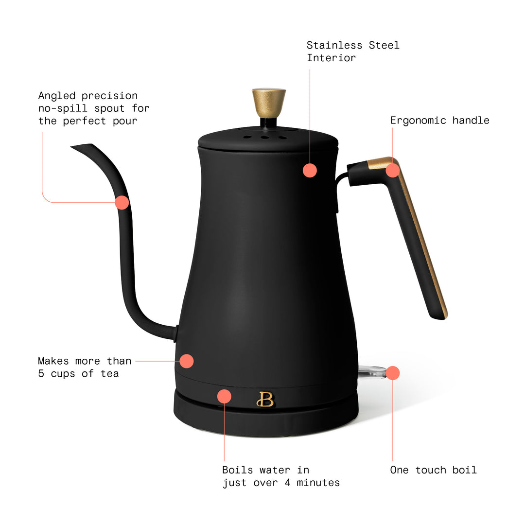 1.0L Electric Gooseneck Kettle Beautiful
