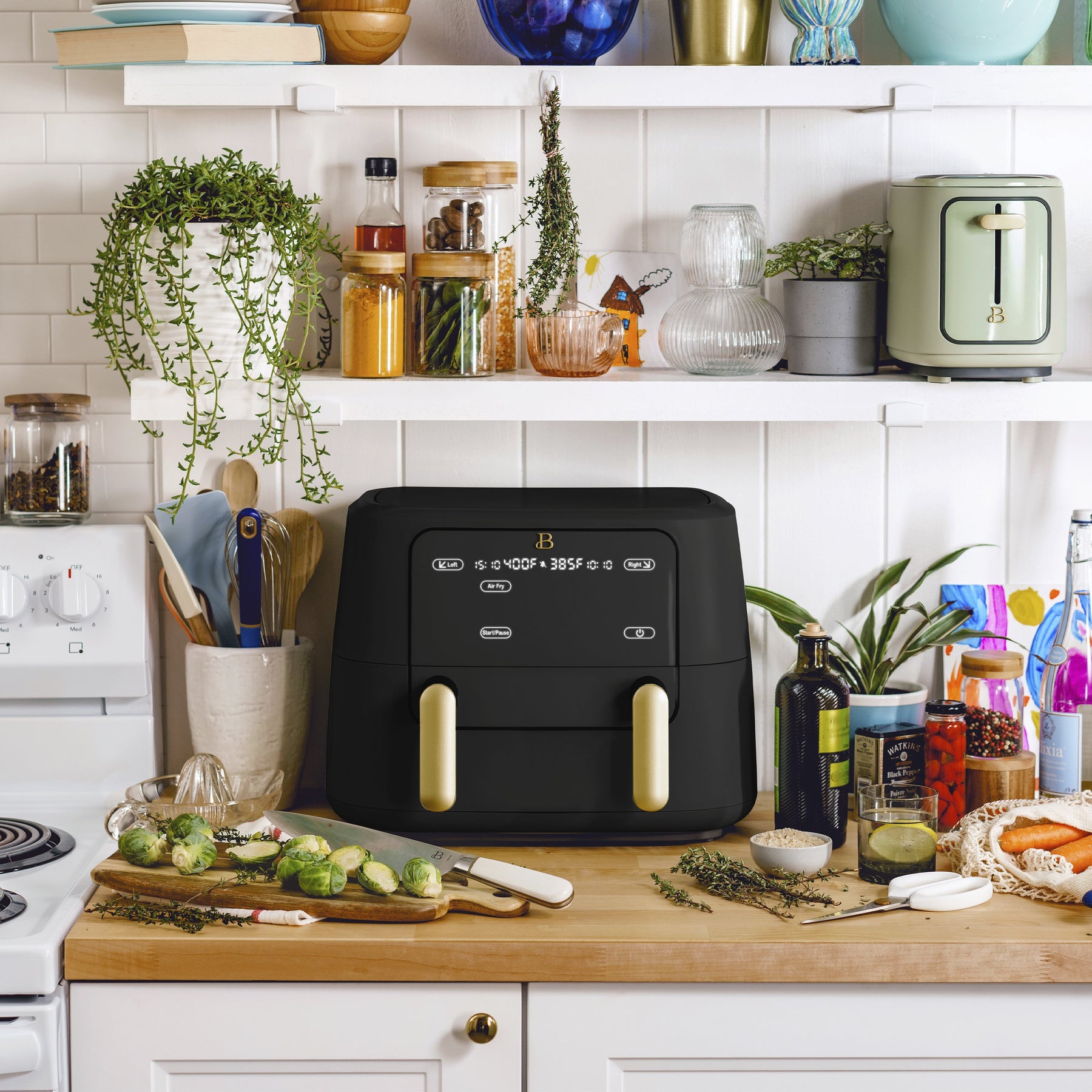 Cruxgg 6-in-1 9qt Air Fryer With Trizone Technology 9QT TriZone™ Air Fryer – Beautiful™