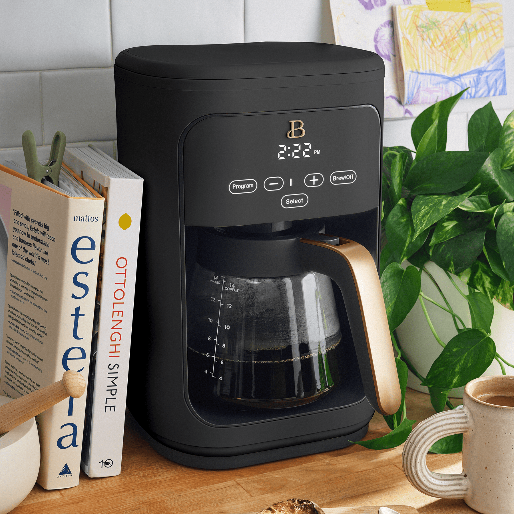 CRUX 14-Cup Programmable Coffee Maker