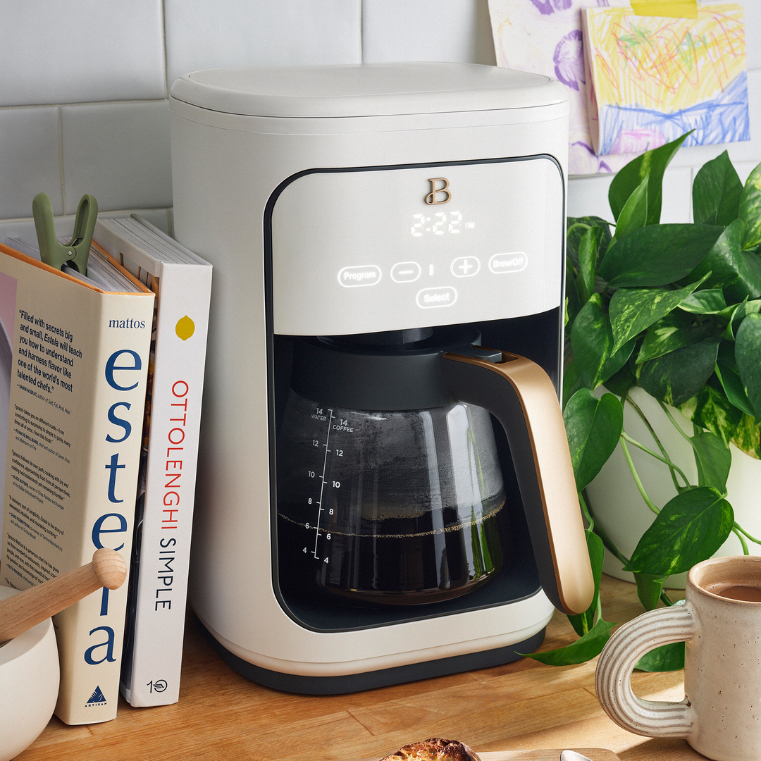 14-Cup Programmable Coffee Maker with Touch-Activated Display  Beautiful